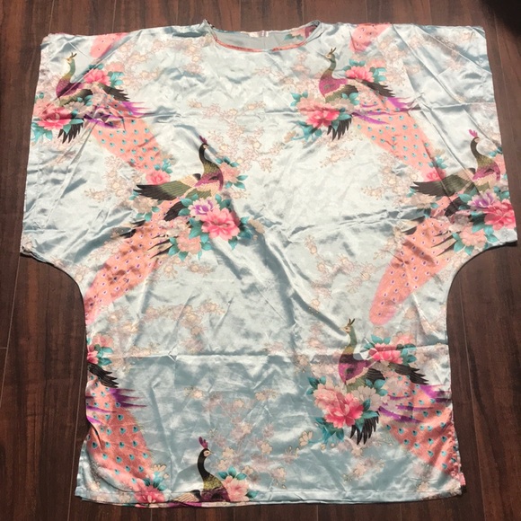 Other - Large Silk Kimono Nightgown.